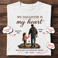 Veloura™ Personalized Father-Daughter Heartwalk T-Shirt